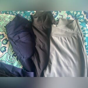 Stylish Black, Gray, and Navy Leggings